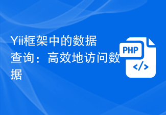 Yii フレームワークでのデータクエリ: データに効率的にアクセスする