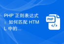 PHP 正则表达式：如何匹配 HTML 中的所有链接