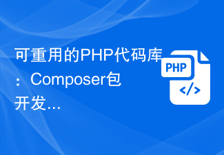 Reusable PHP code base: Composer package development