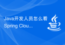 Java开发人员怎么看Spring Cloud微服务架构
