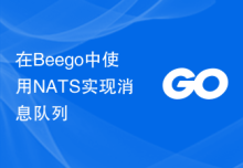 在Beego中使用NATS实现消息队列