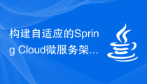 构建自适应的Spring Cloud微服务架构