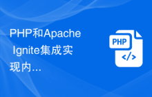 PHP和Apache Ignite集成实现内存缓存和数据网格处理