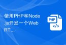 使用PHP和Node.js开发一个WebRTC音视频通信系统