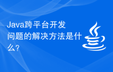 Java跨平台开发问题的解决方法是什么？