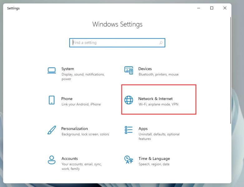 Lihat lokasi alamat IP dalam Windows 11