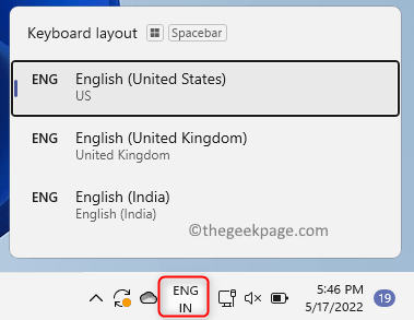 How to show and hide the language bar in win11