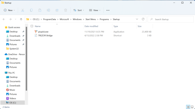 How to solve the problem that the Win11 system startup folder is empty