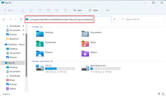 How to solve the problem that the Win11 system startup folder is empty