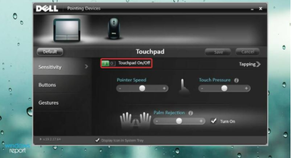 How to turn on the touchpad in Windows 11