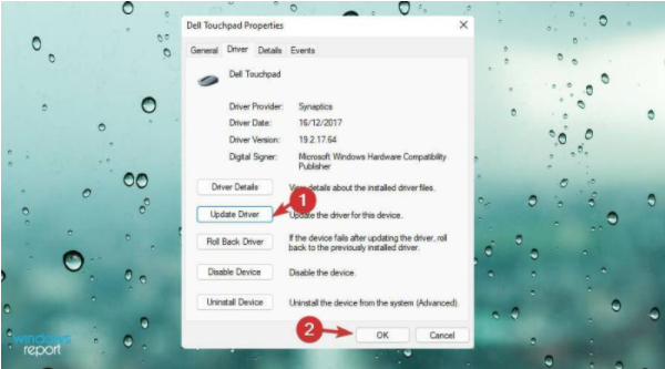 How to turn on the touchpad in Windows 11