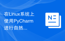 在Linux系统上使用PyCharm进行自然语言处理的配置方法