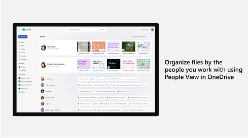 OneDrive即將推出People View功能，協助用戶更輕鬆找到共享文件