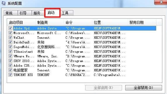 Win7에서 시작 항목을 설정하는 방법에 대해 자세히 논의하십시오.