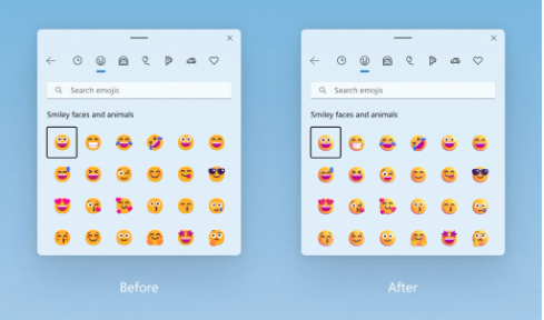 微软重塑Win11系统的Emoji表情符号系统，设计全新的3D Emoji