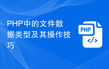 PHP中的文件数据类型及其操作技巧