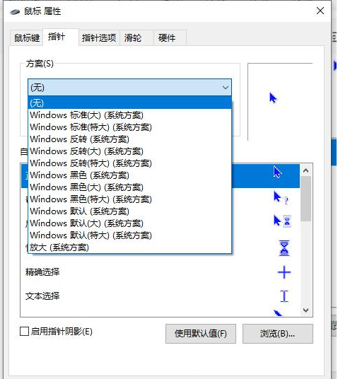 How to set mouse function in win10