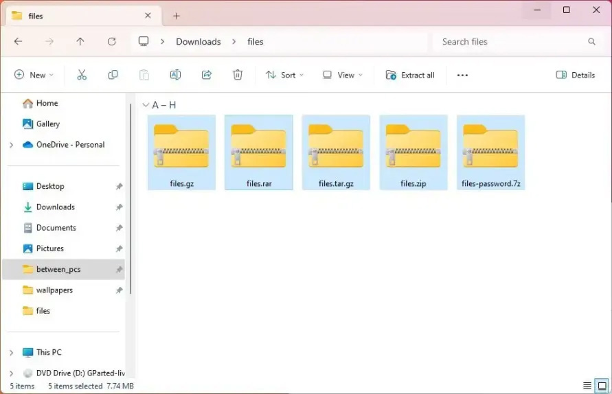 暂不支持加密文件，Windows 11 新预览版原生解压 RAR 和 7-Zip 文件体验