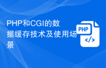 PHP和CGI的数据缓存技术及使用场景