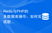 Redis与PHP的多数据库操作：如何实现数据分区