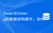 Redis与Golang的数据结构操作：如何高效存储和索引数据