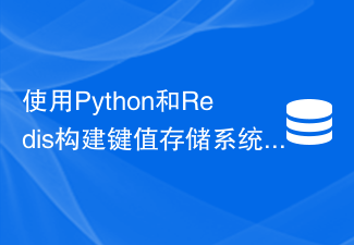 使用Python和Redis建立鍵值儲存系統：如何有效率地儲存和檢索數據