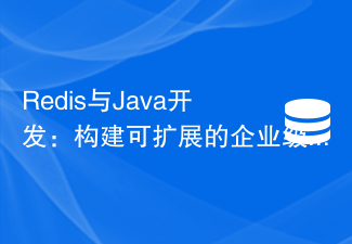 Redis と Java 開発: スケーラブルなエンタープライズ アプリケーションの構築