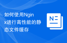 如何使用Nginx进行高性能的静态文件缓存