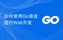如何使用Go语言进行Web开发