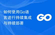 如何使用Go语言进行持续集成与持续部署