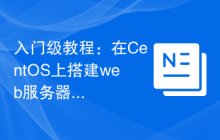 入门级教程:在CentOS上搭建web服务器的快速指南
