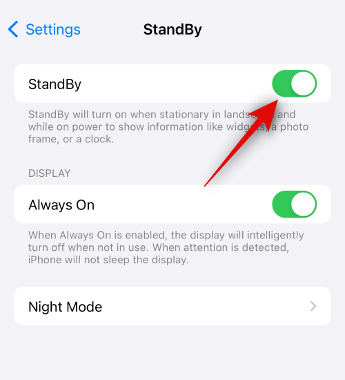 在iPhone上启用iOS 17的待机模式的步骤