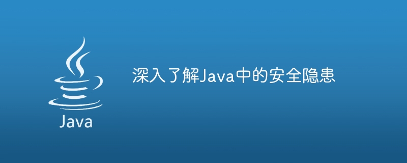 深入了解Java中的安全隐患