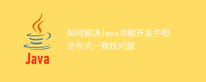 Java 関数開発における分散一貫性の問題を解決する方法