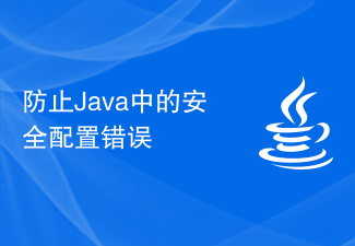 防止Java中的安全配置錯誤