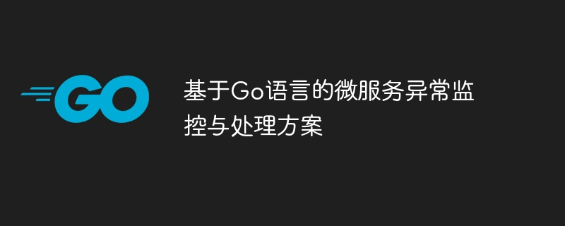 基于Go语言的微服务异常监控与处理方案