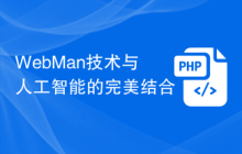 WebMan技术与人工智能的完美结合