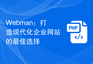 Webman: pilihan terbaik untuk membina laman web korporat moden