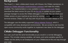 Visual Studio Code推出全新功能：正式支持CMake调试器！