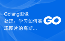 Golang图像处理：学习如何实现图片的高斯模糊效果