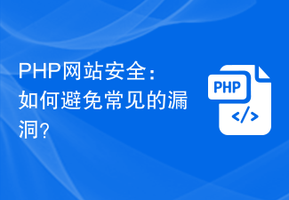 Keselamatan laman web PHP: Bagaimana untuk mengelakkan kelemahan biasa?