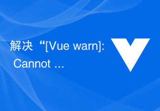 「[Vue 警告]: 読み取り専用プロパティに割り当てられません」エラーを解決する方法