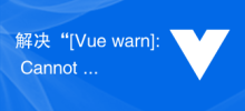 How to solve the '[Vue warn]: Cannot assign to read only property' error