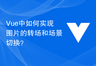 Vue에서 이미지 전환 및 장면 전환을 구현하는 방법은 무엇입니까?