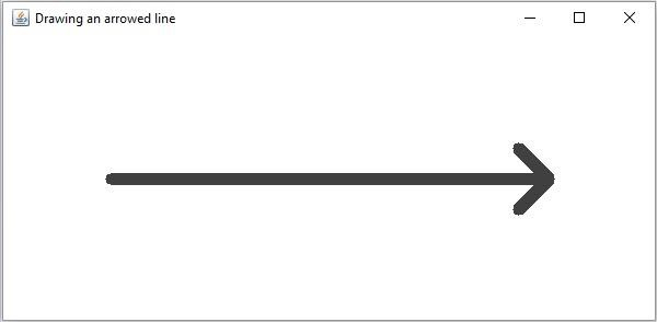 How to draw lines with arrows in OpenCV using Java?