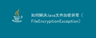 How to solve Java file encryption exception (FileEncryptionException)