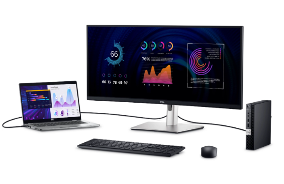 Highlights of Dell P3424WE monitor revealed: multi-function interfaces and multi-tasking are all available