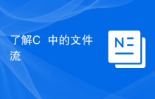 了解C++中的文件流