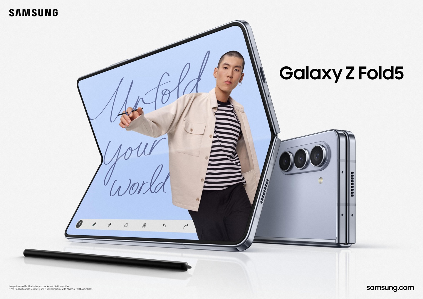 A new level of experience for foldable screen mobile phones, a true reflection of Samsung’s people-oriented innovation