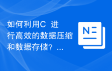 如何利用C++进行高效的数据压缩和数据存储？